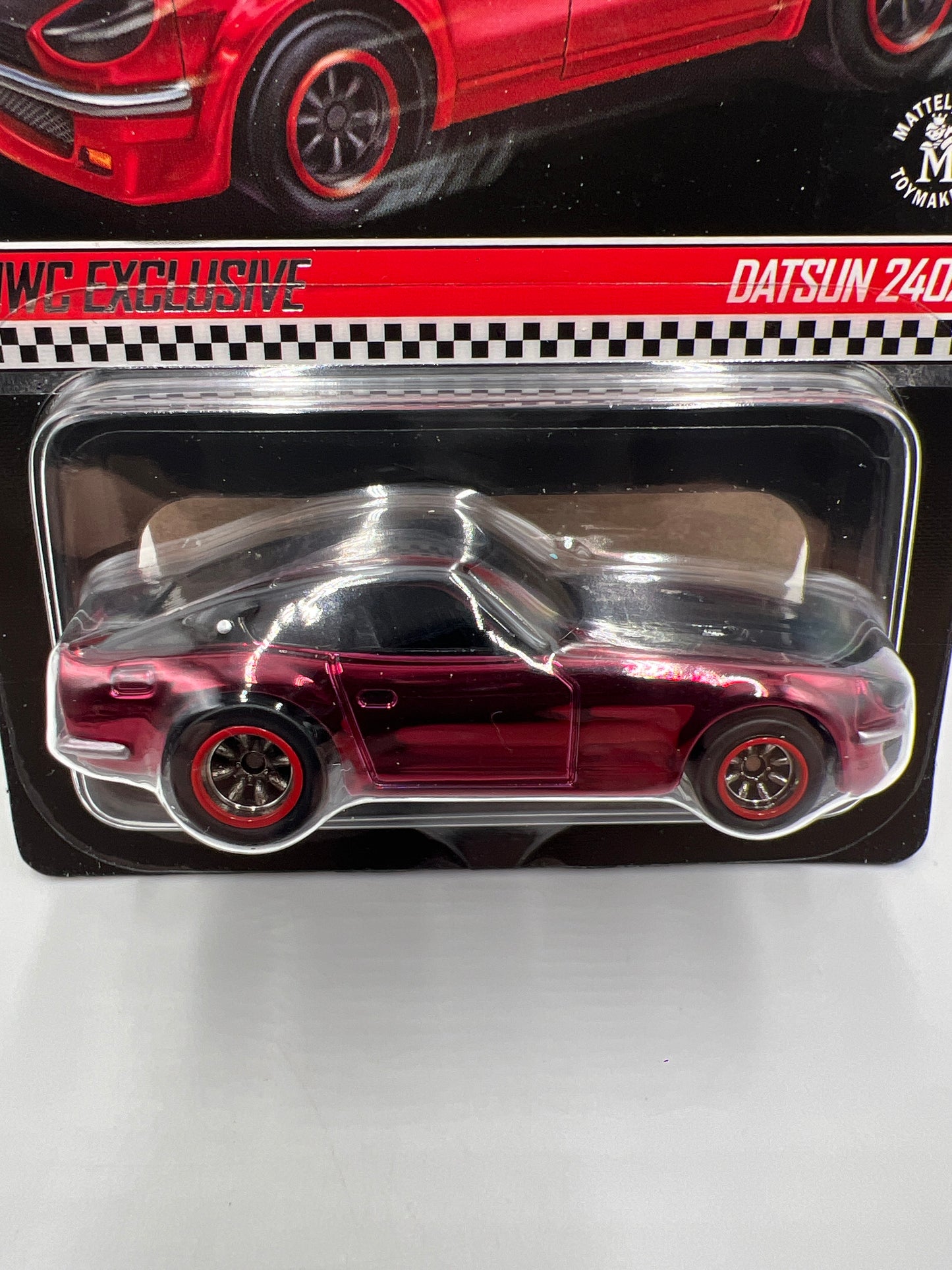Hot Wheels RLC HWC Exclusive #2452/6500 Datsun 240Z Red/Black W/Protector