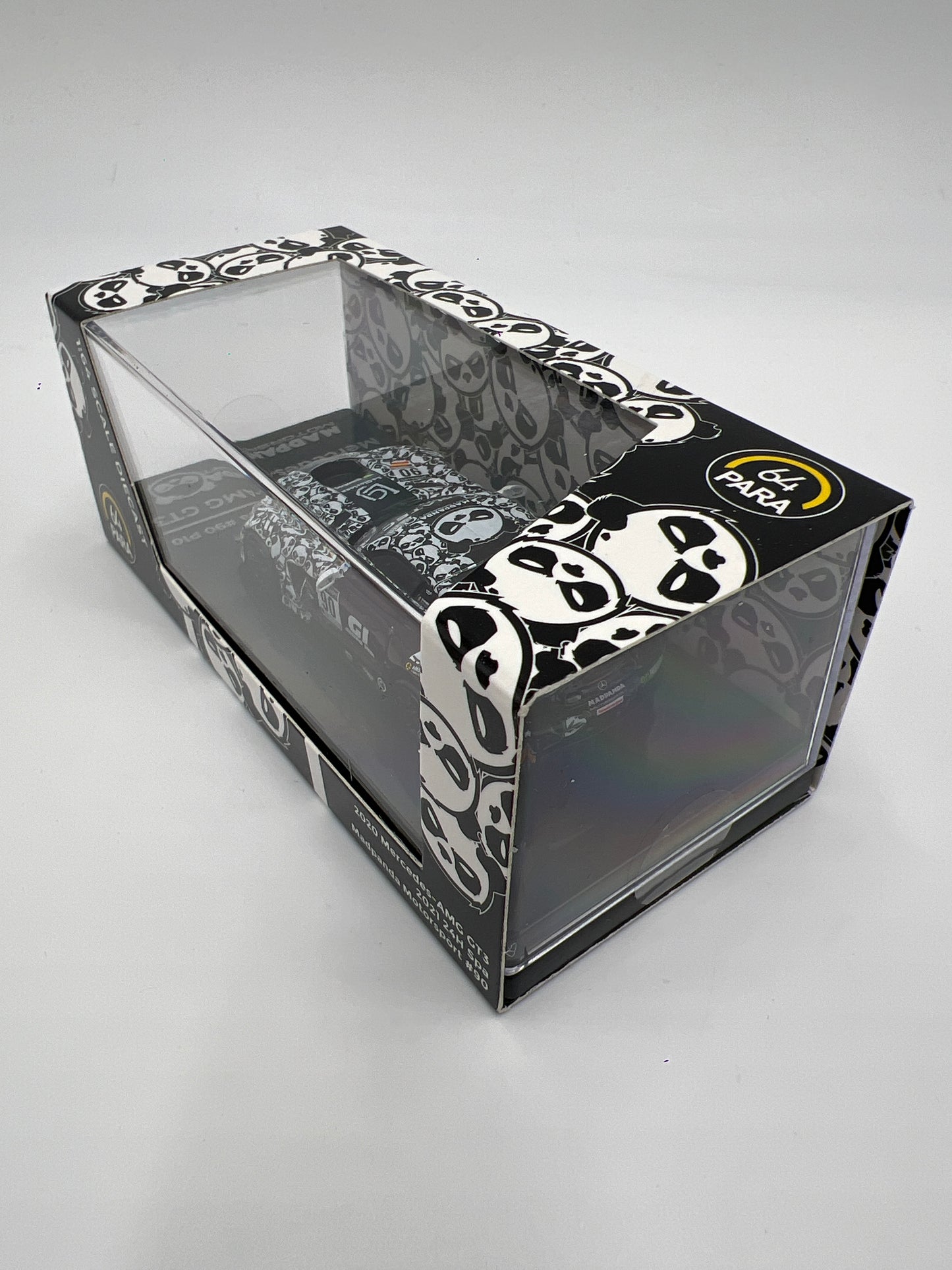Para64 1:64 Scale Diecast Madpanda Motorsport #90 2020 Mercedes-AMG GT3 Black/White