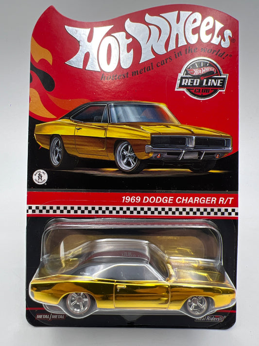 2023 Hot Wheels RLC 1969 Dodge Charger R/T Gold W/Protector
