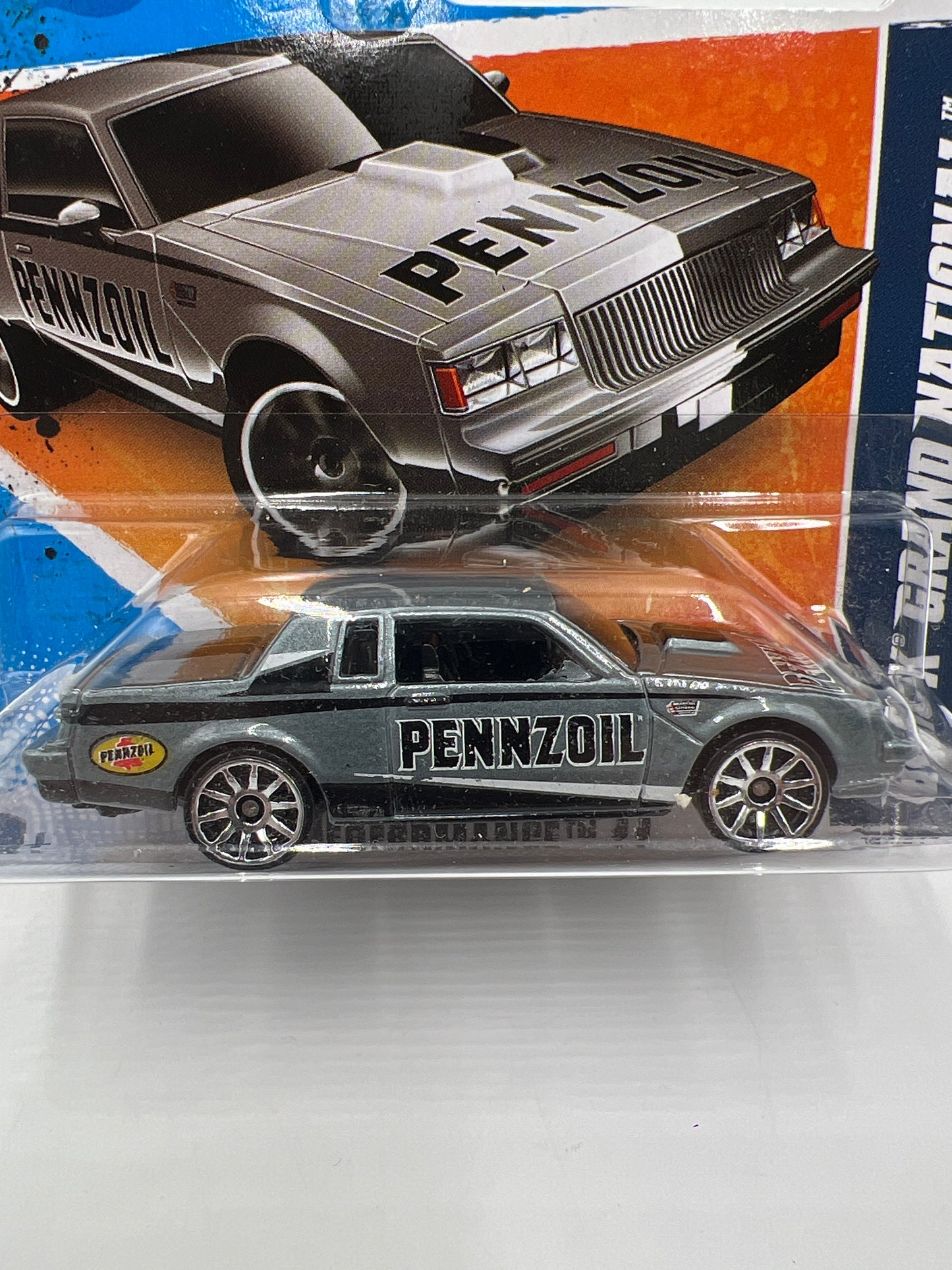 2011 Hot Wheels Short Card Performance #139 Buick Grand National Gray Pennzoil