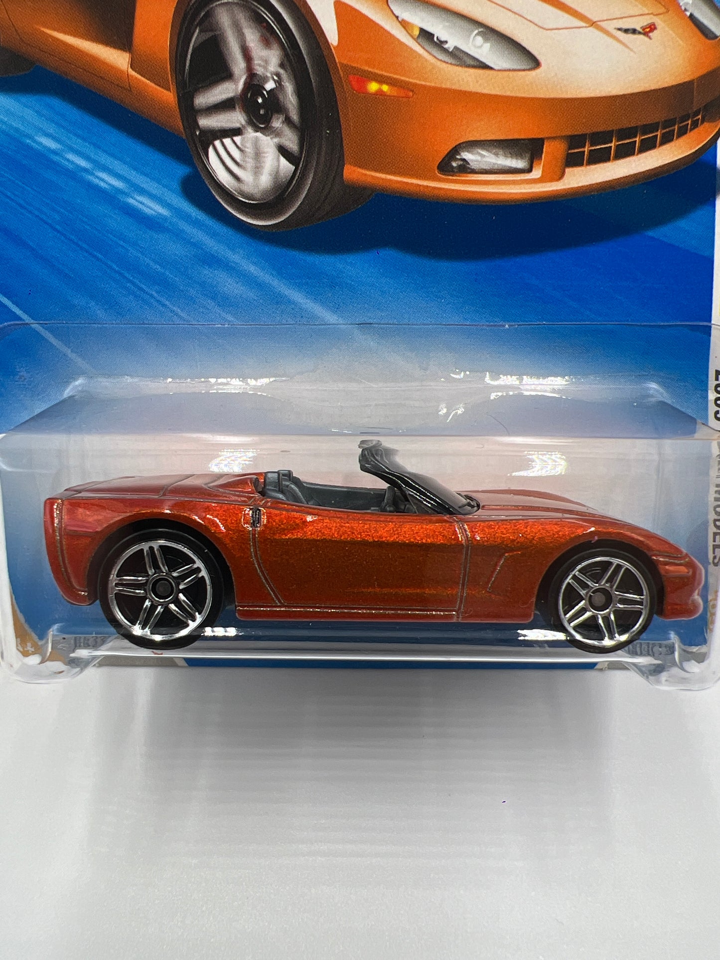 2009 Hot Wheels New Models #3 Corvette C6 Orange 17D