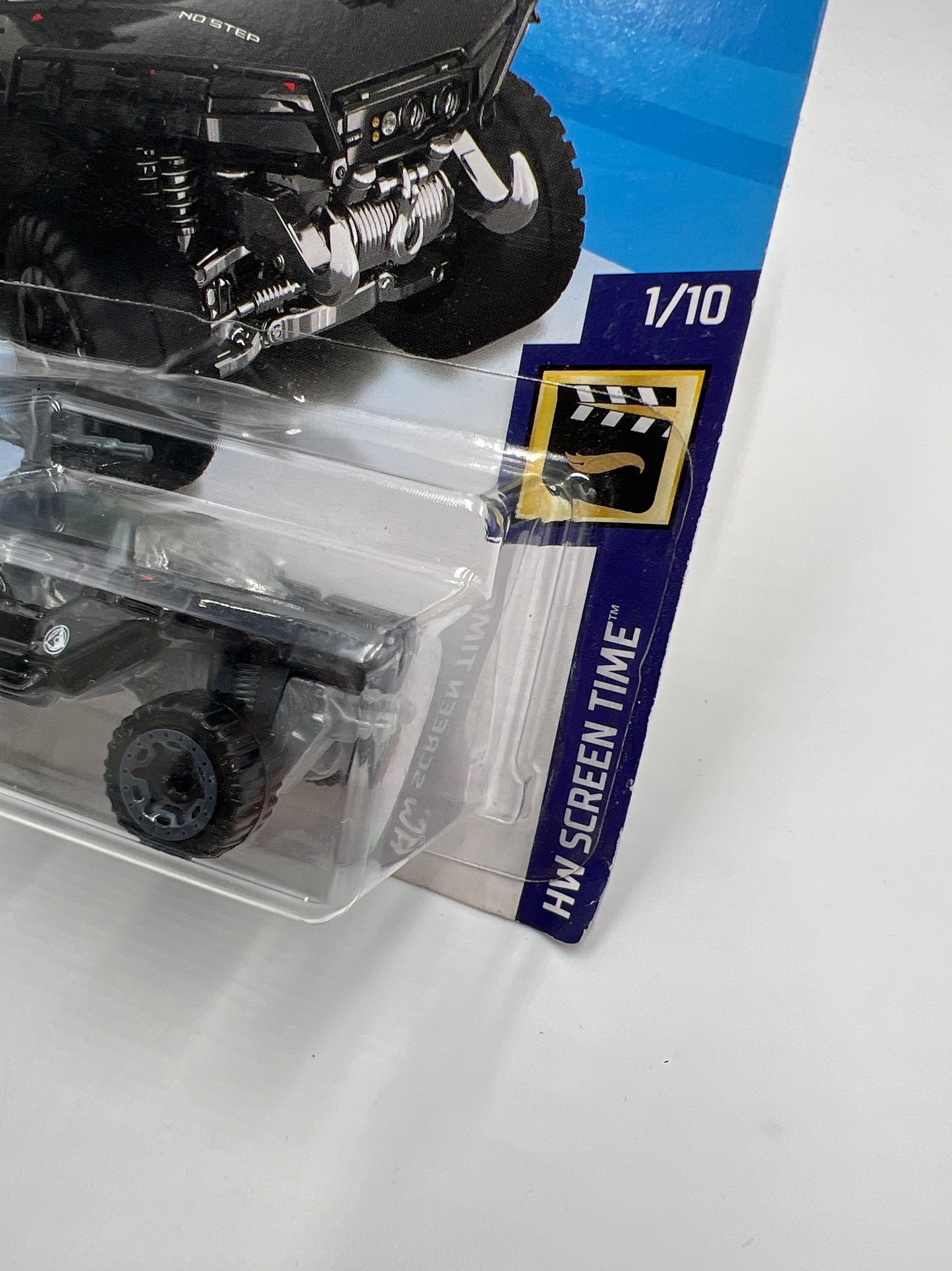 2018 Hot Wheels Screen Time #54 Halo Oni Warthog Black Card Not Perfect 123B