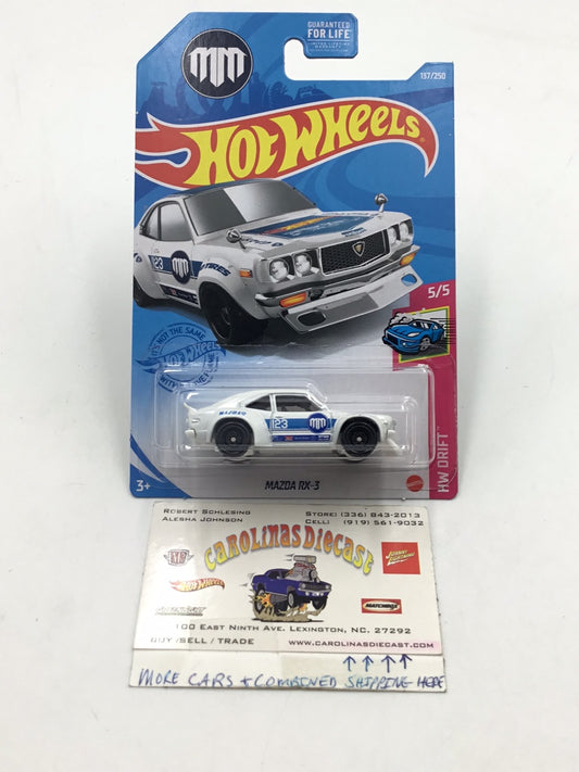 2021 hot wheels super treasure hunt #137 Mazda RX-3 with protector