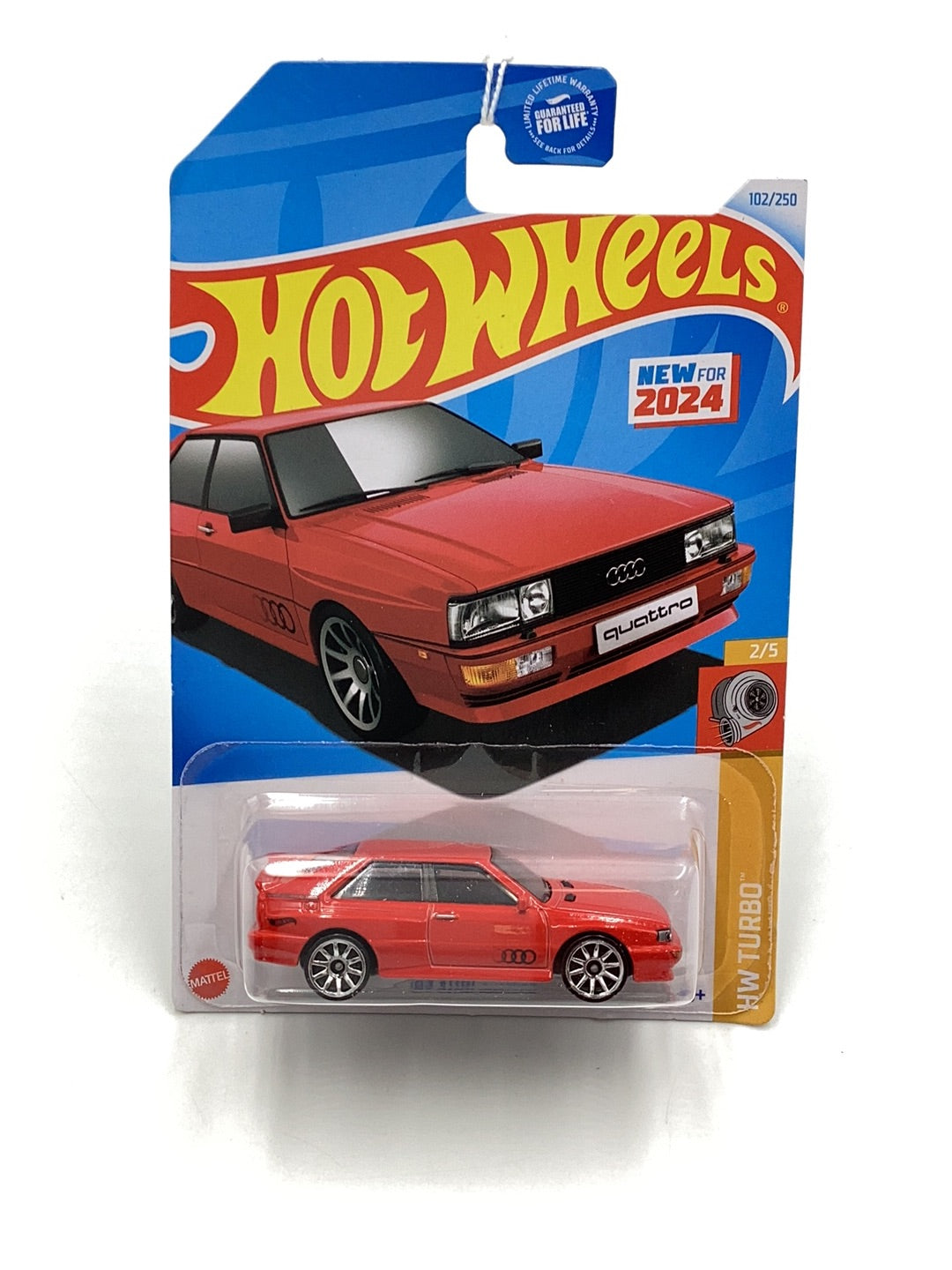 2024 Hot Wheels D case #102 87 Audi Quattro 107F