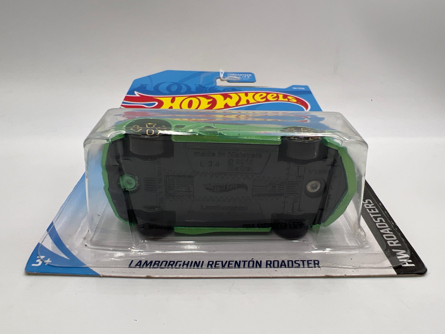 2019 Hot Wheels Roadsters #18 Lamborghini Reventon Roadster Green 101B