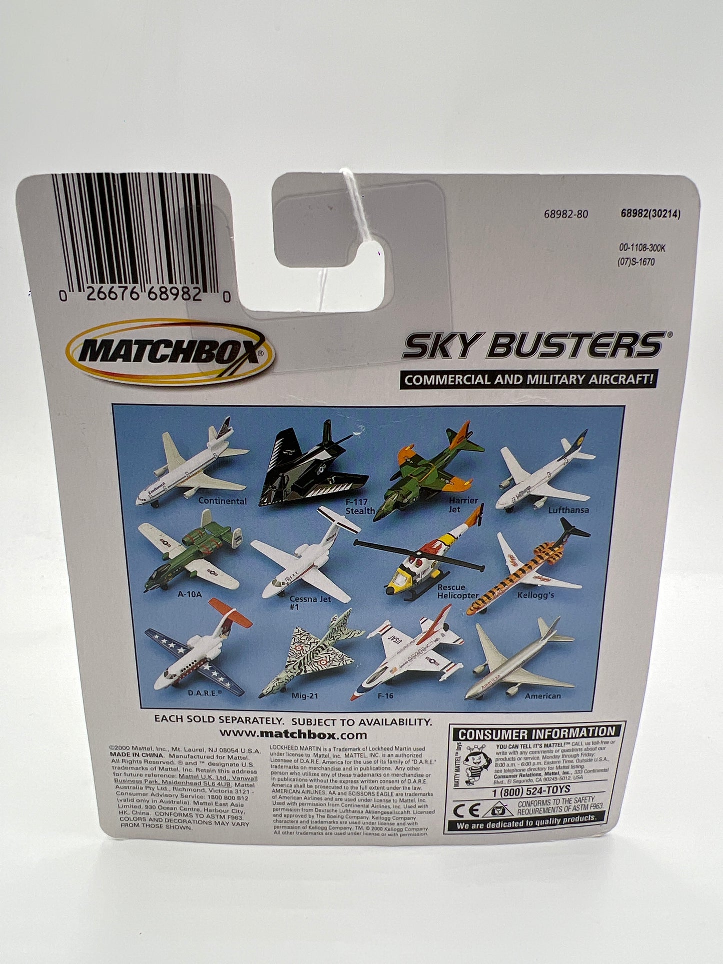 Matchbox Sky Busters Cessna DARE VV3