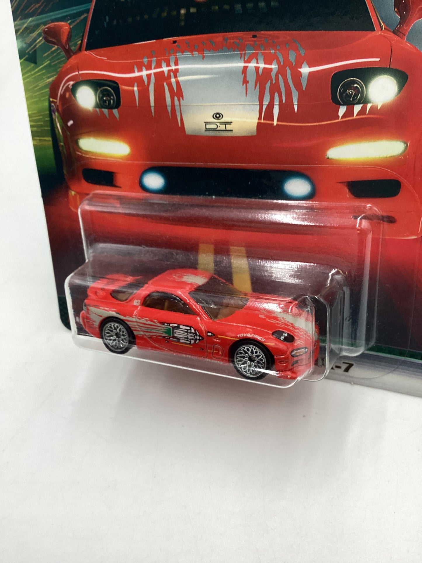 Hot wheels Fast and furious Original Fast 3/5 #3 95 Mazda RX-7 with protector