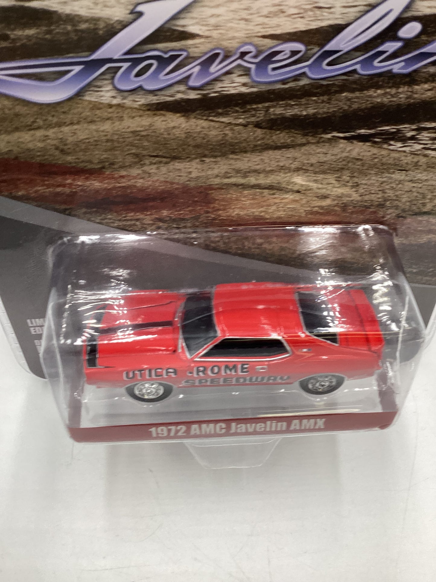 Greenlight GL Hobby Exclusive Utica Rome Speedway 1972 AMC Javelin AMX Red 178A