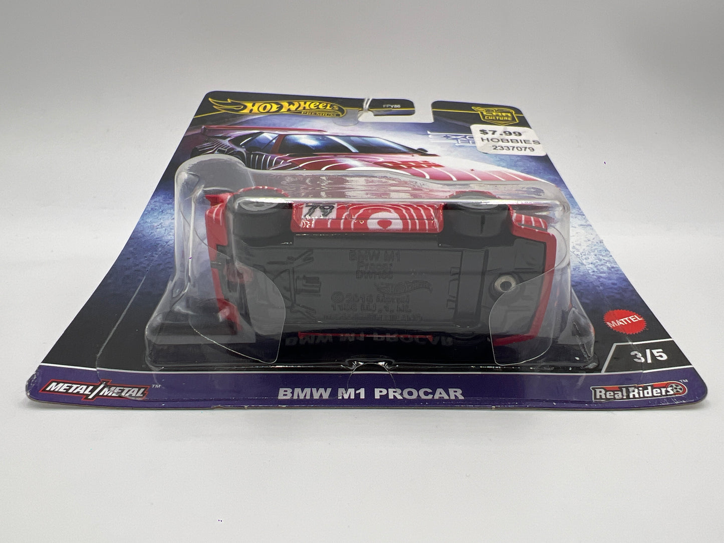 Hot Wheels Premium Car Culture Exotic Envy #3 BMW M1 Procar Red 244Q