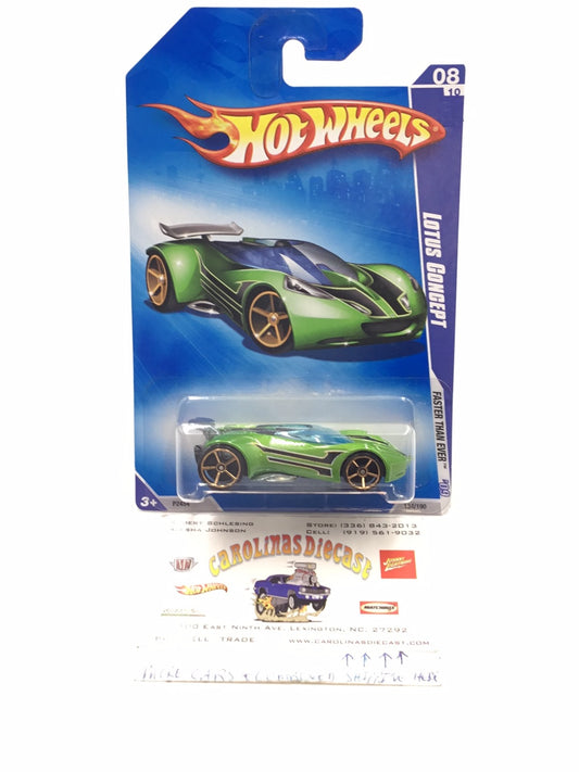 2009 Hot wheels #134 Lotus Concept fte faster than ever SS7