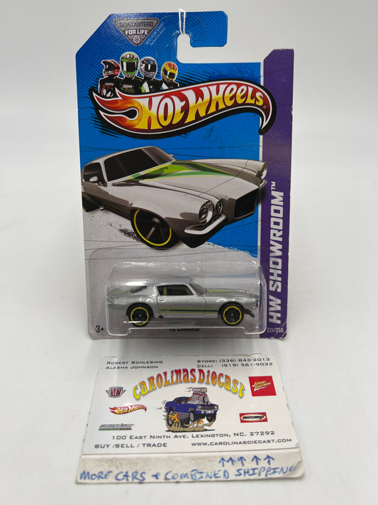 2013 Hot Wheels #221 70 Camaro Silver Toys R Us Exclusive 236A