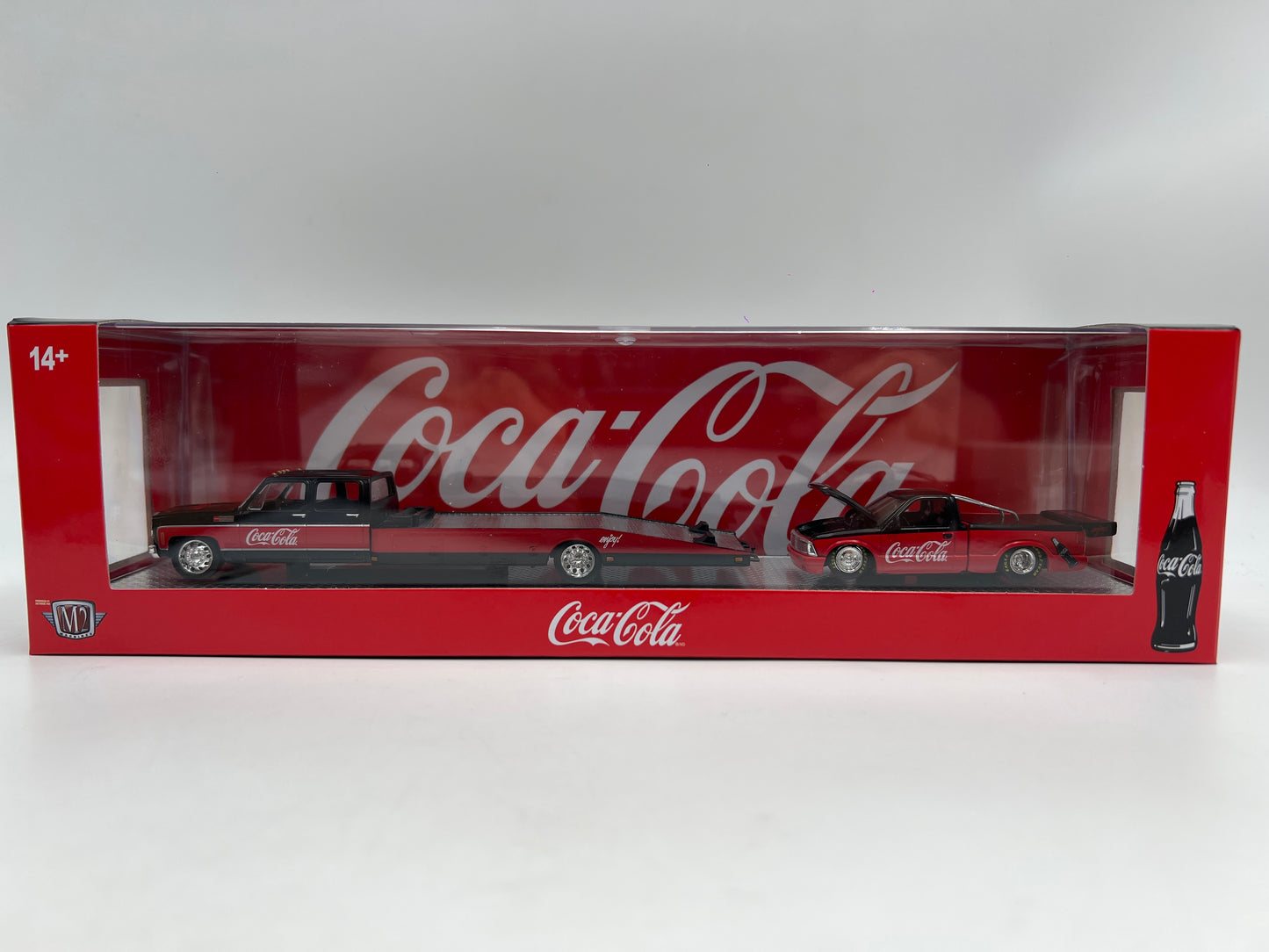 M2 Machines Auto Haulers S05 Coca Cola 1973 GMC Ramp Truck & 1995 GMC Sonoma 15