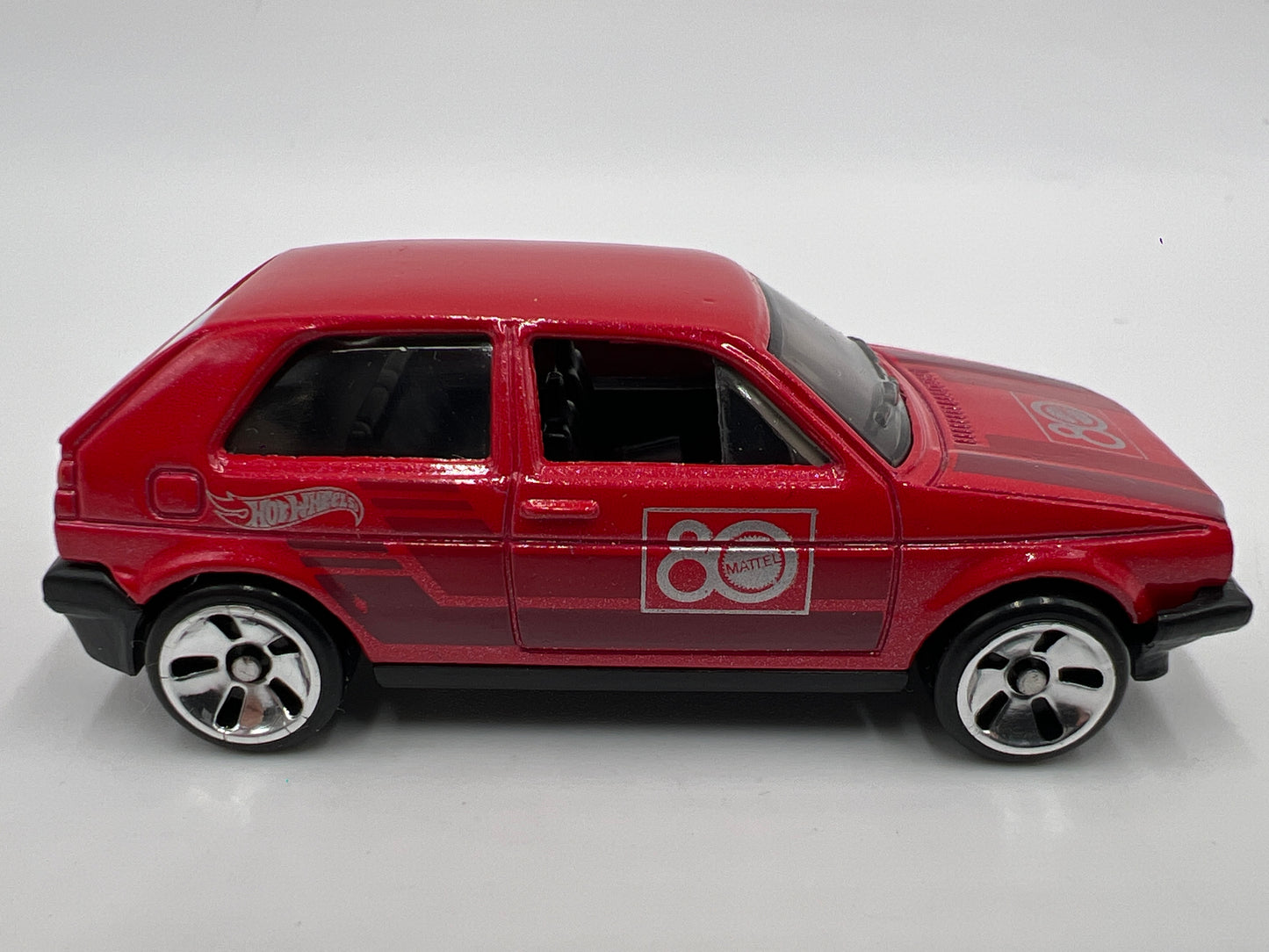 2025 Hot Wheels Silver Series Mattel 80th Anniversary Box Set Volkswagen Golf MK2 Red Loose