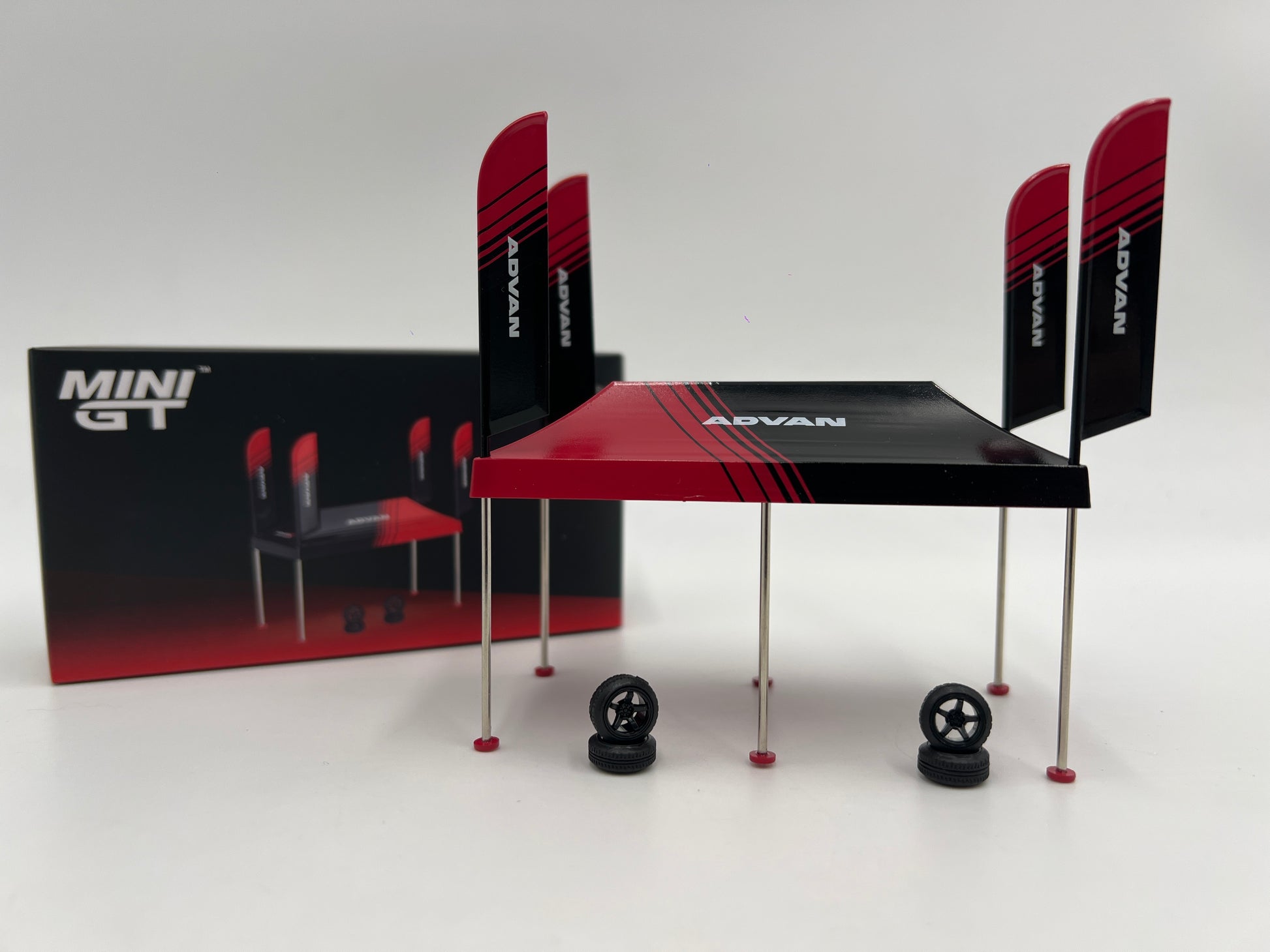 Mini GT #AC20 Advan Paddock Service Tent Set