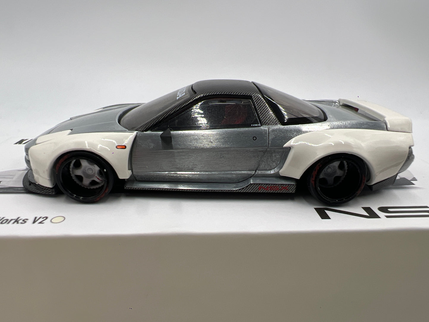 Mini GT x Kaido House RAW CHASE #148 Honda NSX Kaido Works V2 White