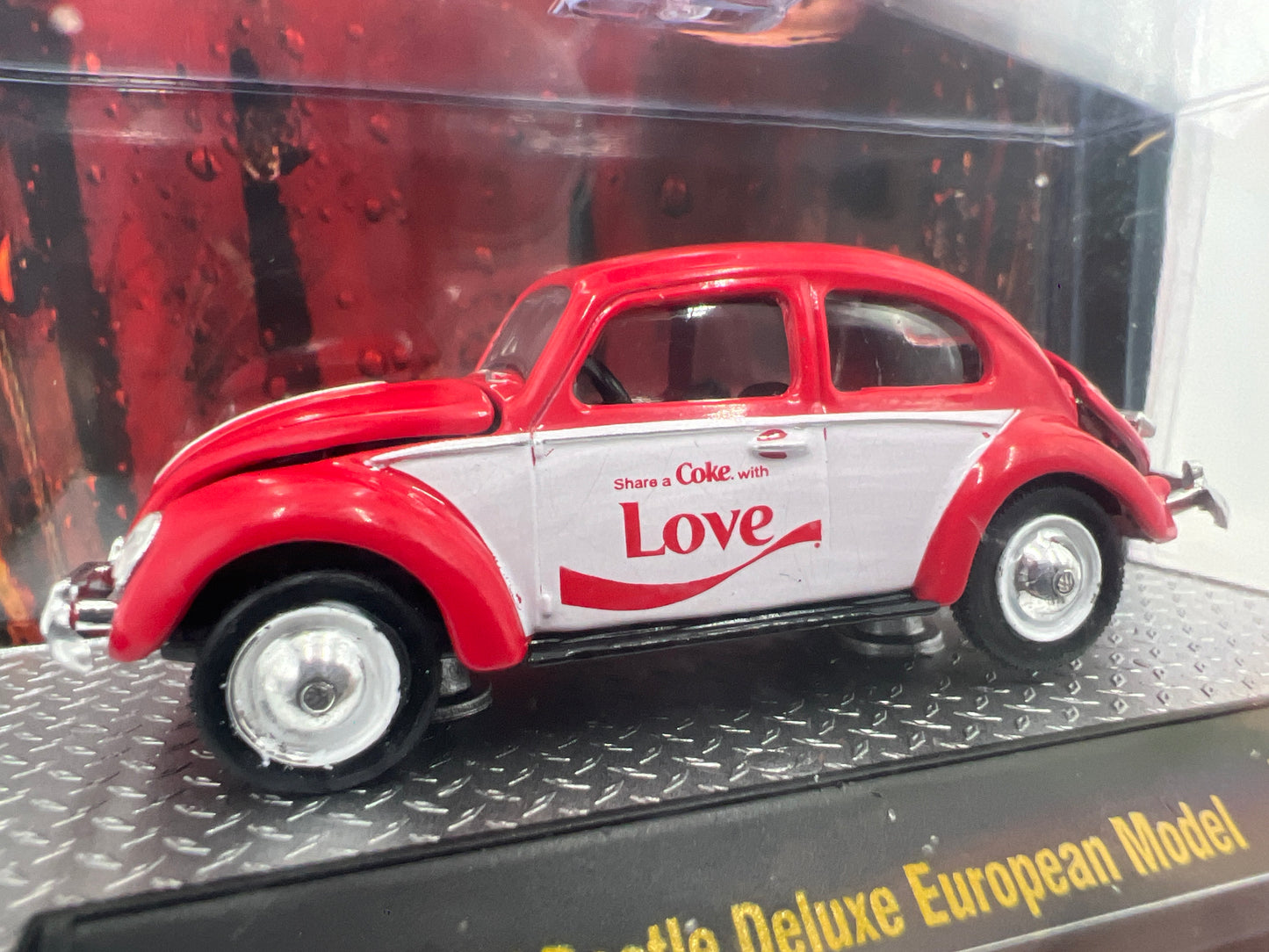 M2 Machines Coca Cola 1953 VW Beetle Deluxe European Model Red A58 204D