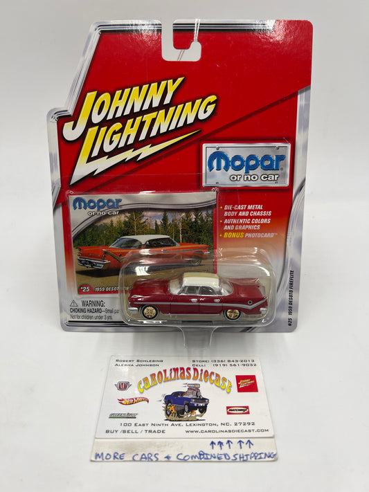 Johnny Lightning White Lightning Chase Mopar Or No Car #25 1959 DeSoto Fireflite Red