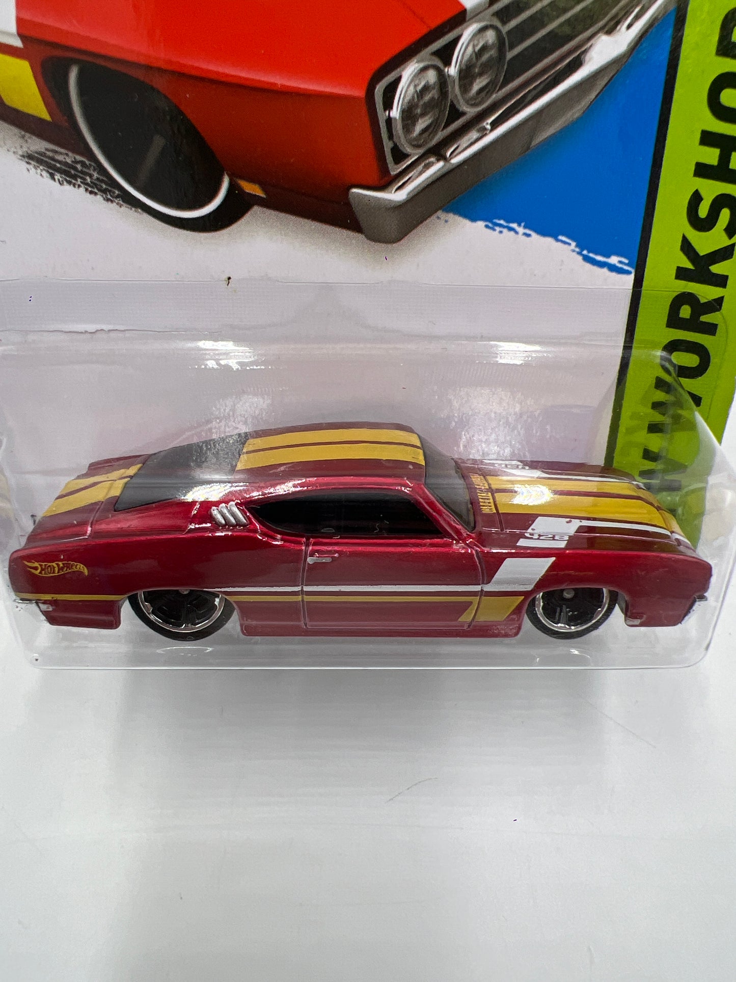 2014 Hot Wheels Workshop #235 69 Ford Torino Talladega Red 25E