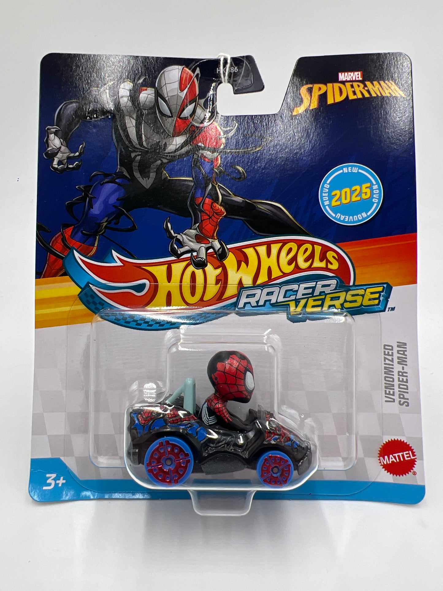 2025 Hot Wheels Racer Verse Marvel Venomized Spider-Man 110D