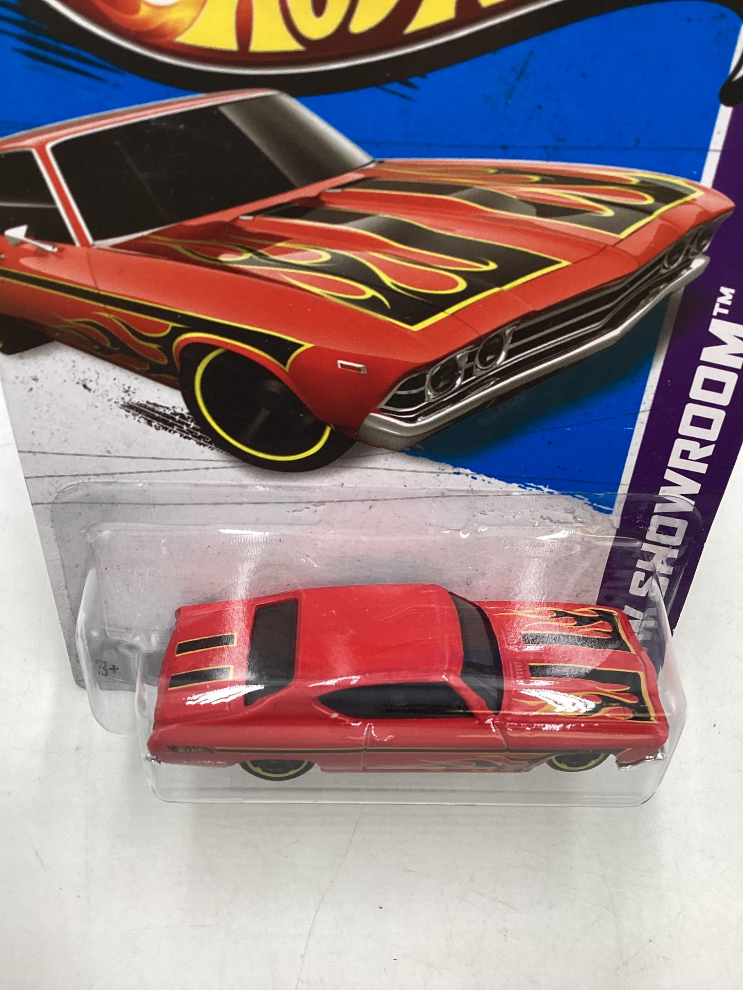 2013 Hot Wheels #214 69 Chevelle SS 396 Red 1C