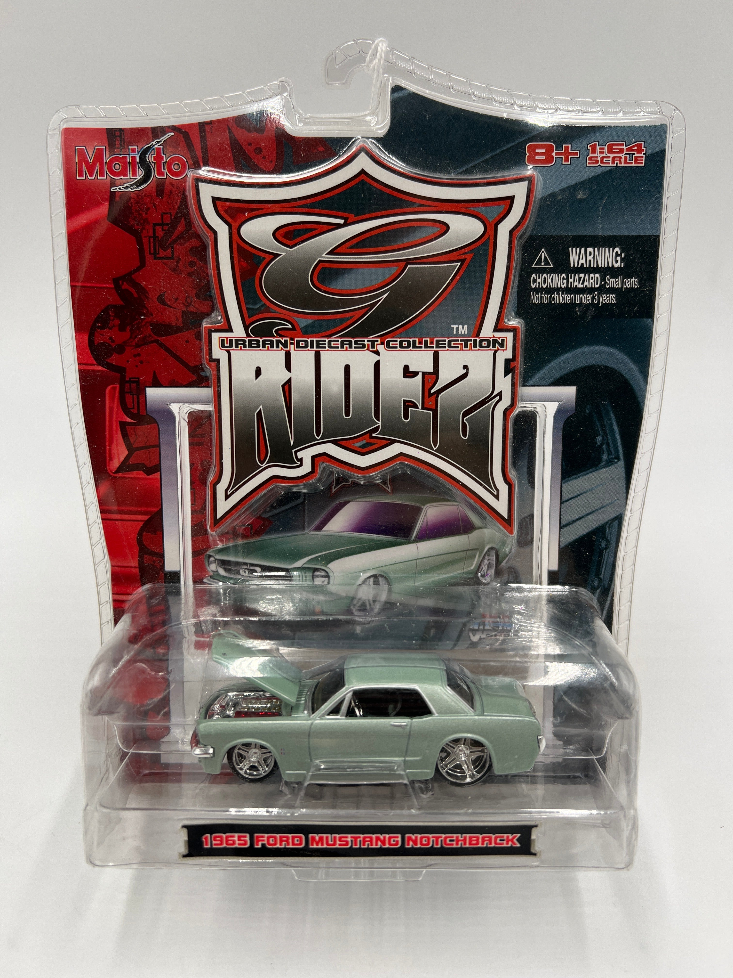 notatano888 4台セット！マイスト　1965 シボレーなど Maisto G Ridez 1965 Ford Mustang Notchback Green 188i