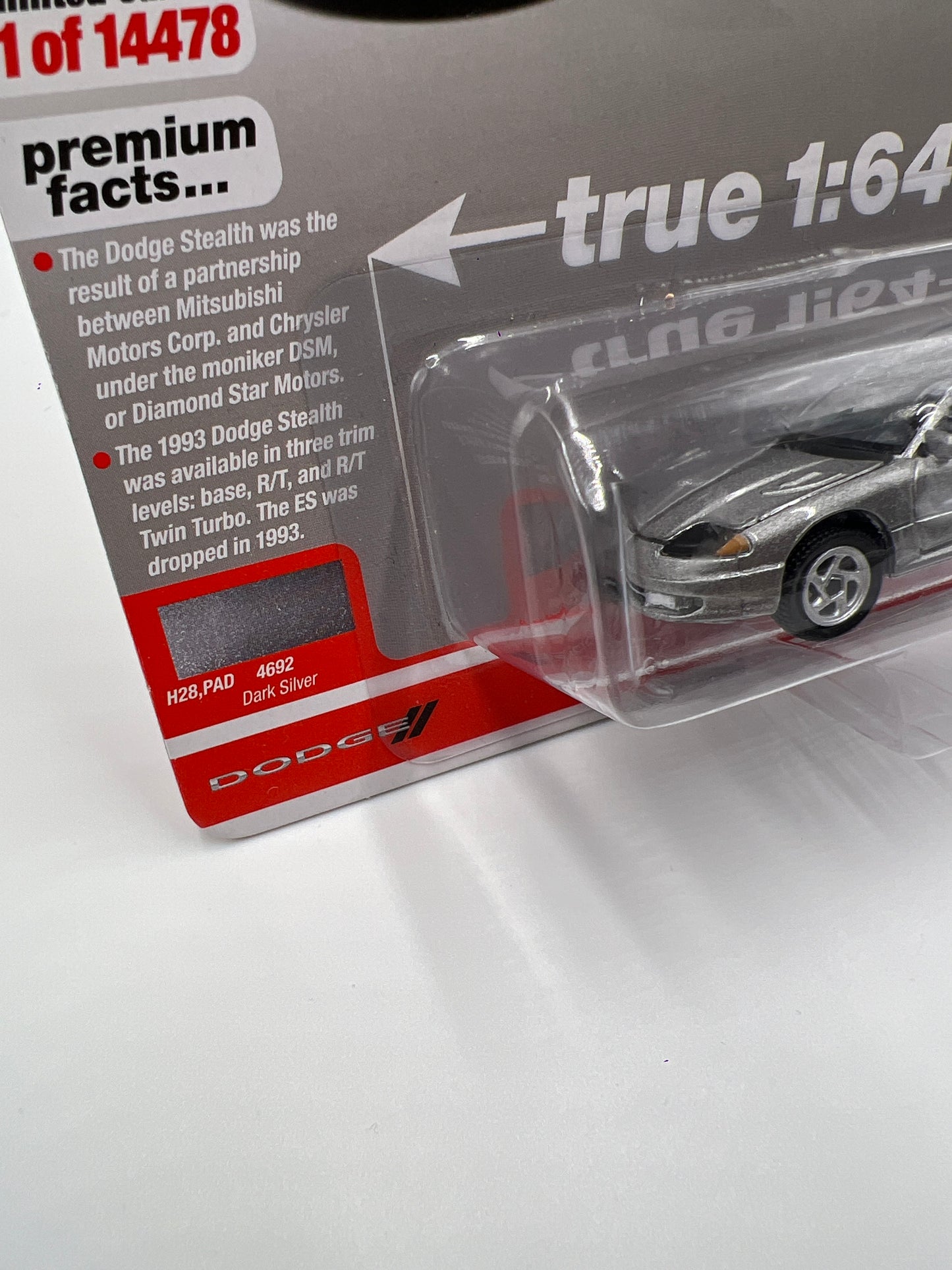 Auto World Modern Muscle Release 4 Version A 1993 Dodge Stealth R/T Dark Silver 184B