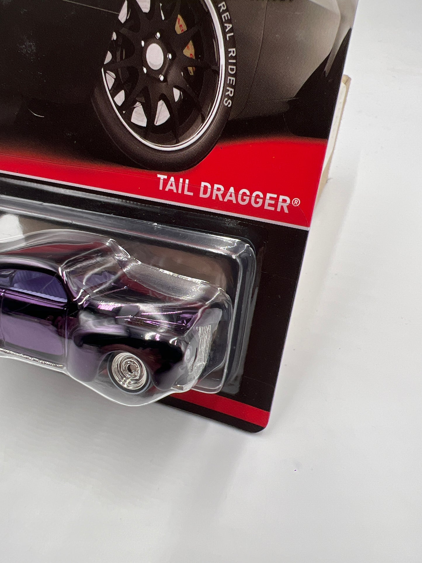 Hot Wheels RLC Real Riders Series 11 #2 1990/4000 Tail Dragger Purple W/Protector