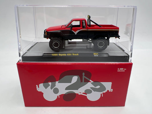 2026 M2 Machines R01 Blind Box 1985 Toyota 4x4 Truck Black/Red W/Box