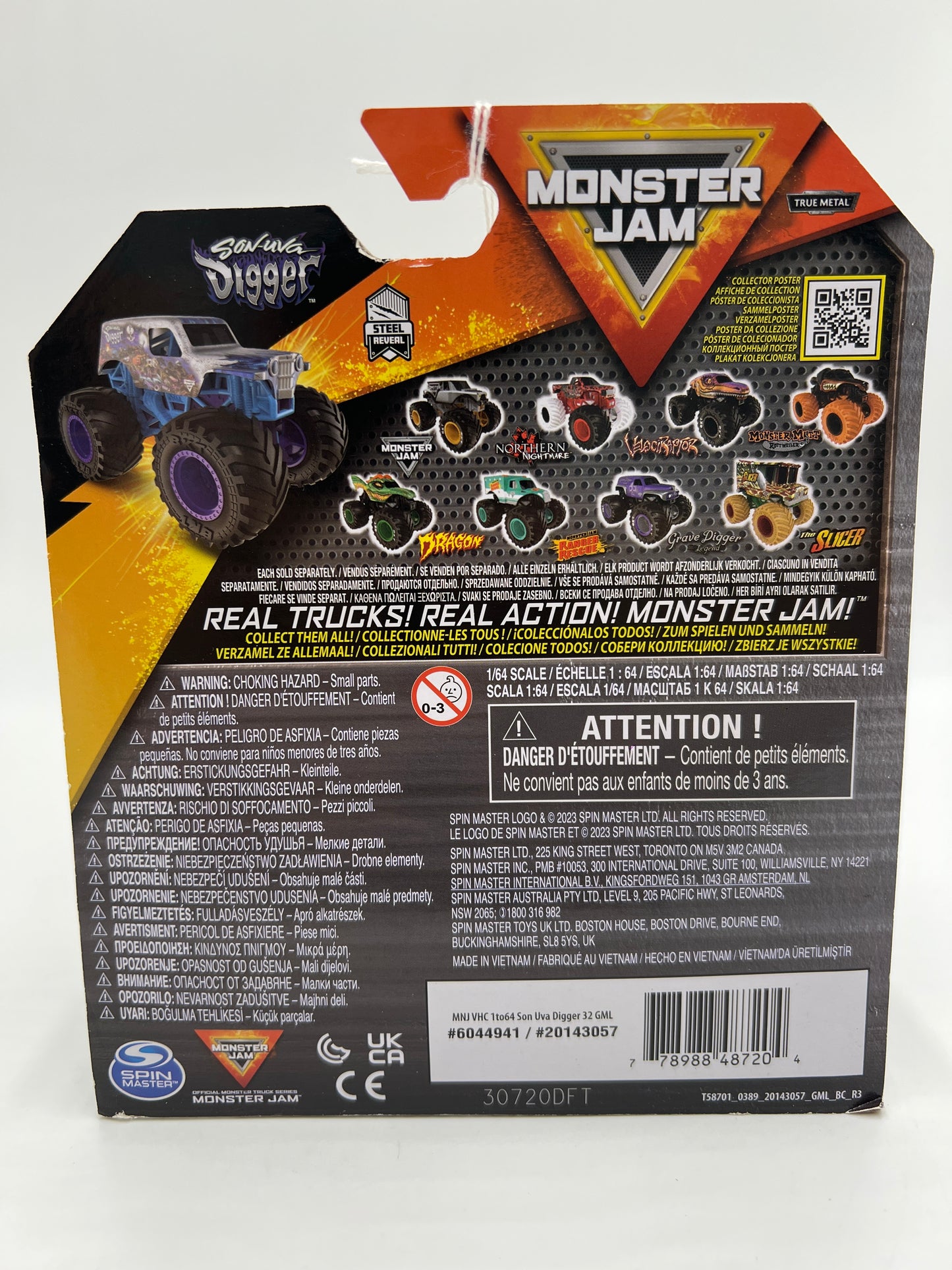 Monster Jam Series 32 Son-uva Digger 124H