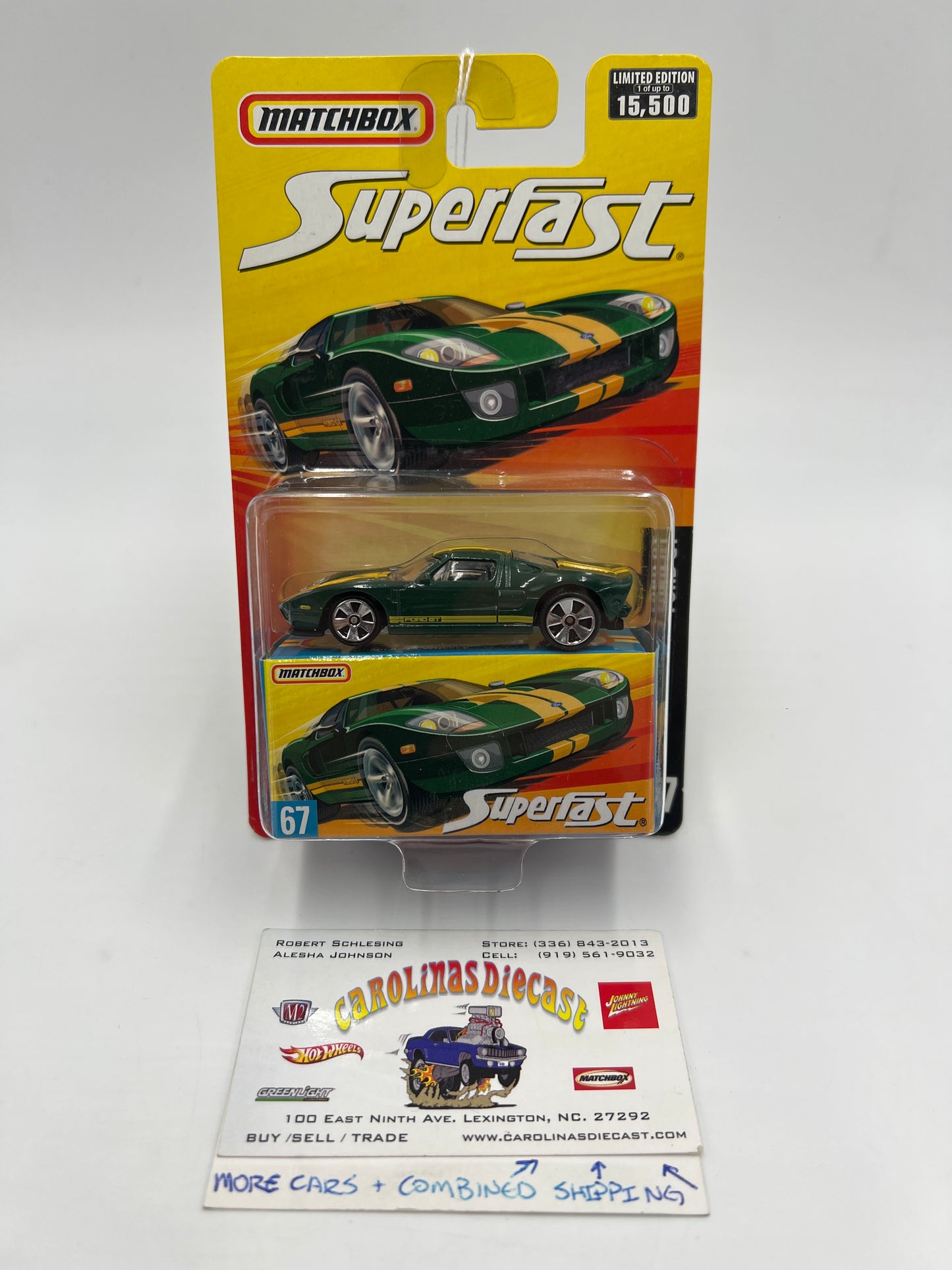 Matchbox Superfast #67 Ford GT Green SR