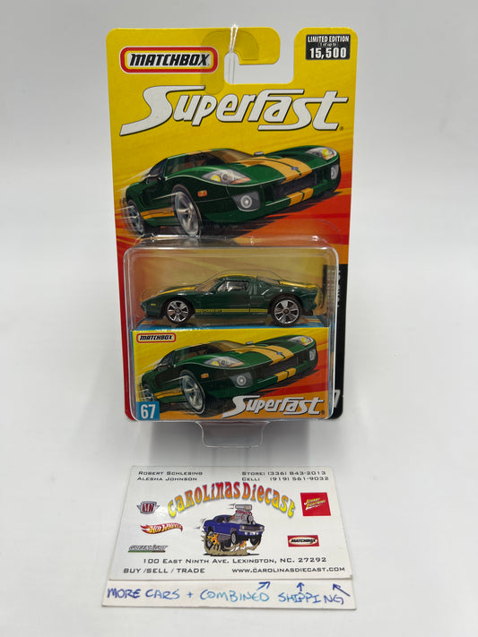 Matchbox Superfast #67 Ford GT Green SR
