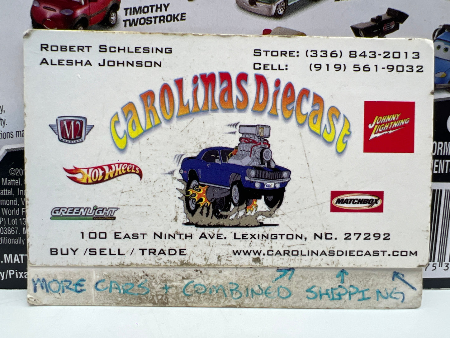 Disney Pixar World Of Cars #1 Timothy Twostroke 141C