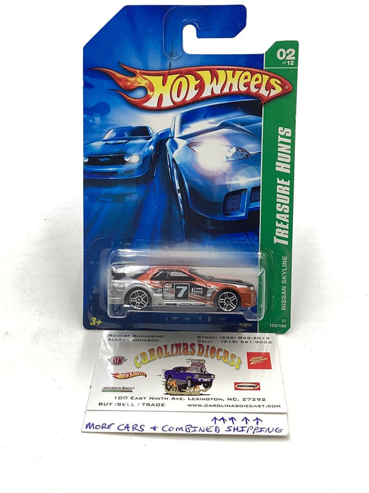 2007 Hot wheels Treasure hunt Nissan Skyline #122 W/Protector