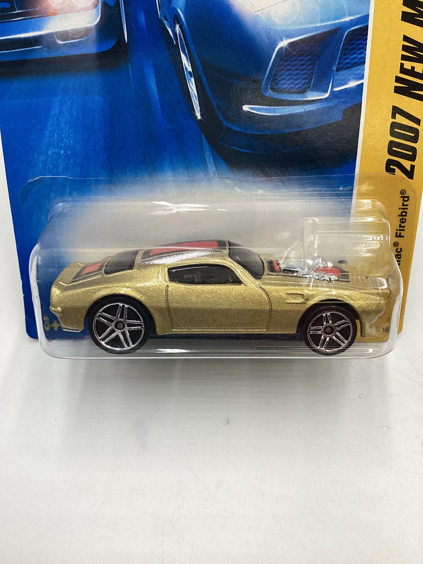 2007 Hot Wheels New Models #16 70 Pontiac Firebird Gold 54H