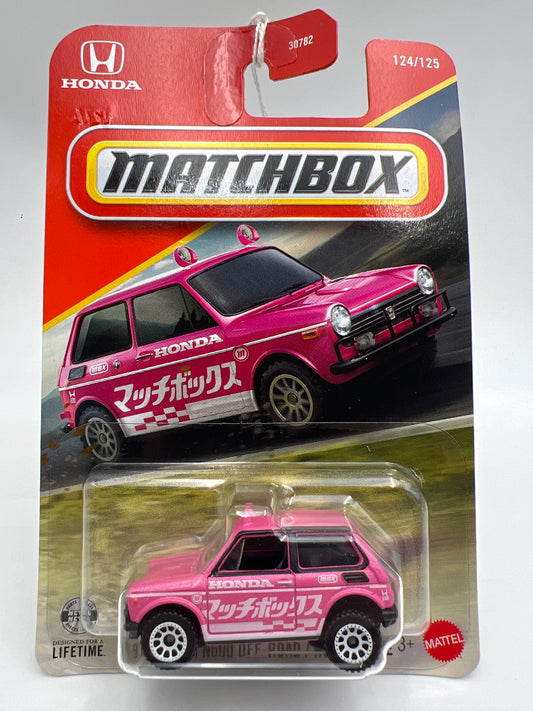 2026 Matchbox #124 1970 Honda N600 Off-Road Pink 217A