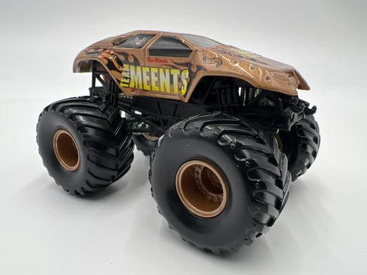 Hot Wheels 1:64 Monster Jam Small Wheel/Metal Base Team Meents Loose