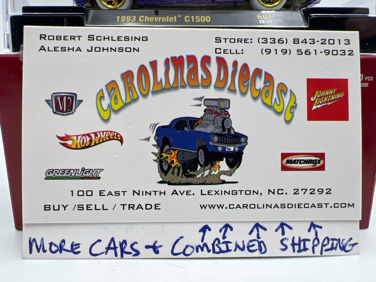2026 M2 Machines R01 Blind Box CHASE 1993 Chevrolet C1500 LS Fest Purple W/Box
