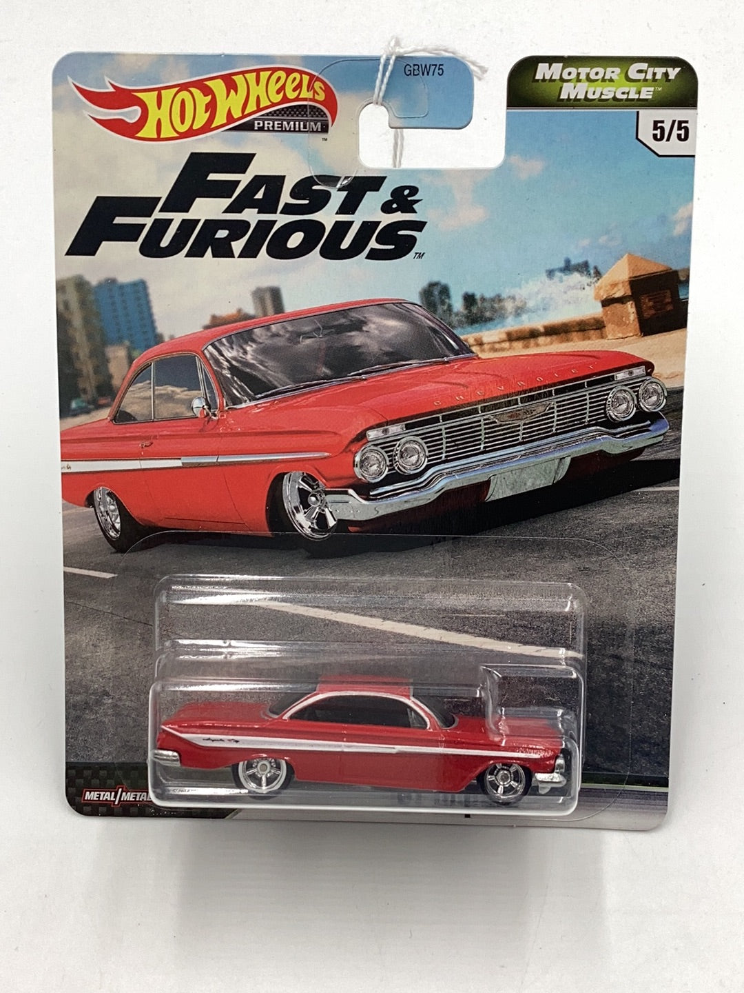 Hot wheels  fast and furious Motor City Muscle 61 Impala 5/5 249C