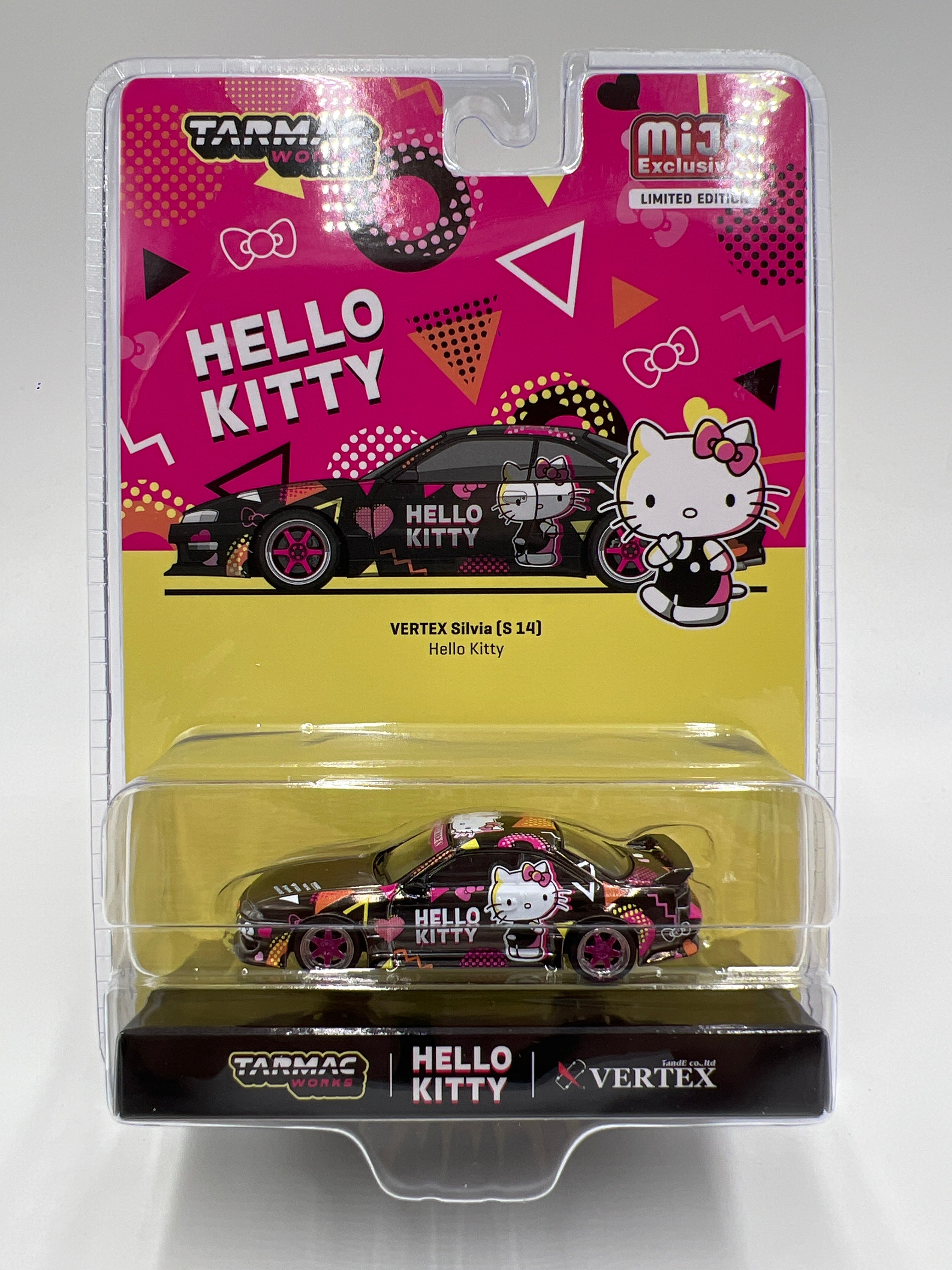 Tarmac Works Mijo Exclusives Vertex Nissan Silvia S14 Hello Kitty