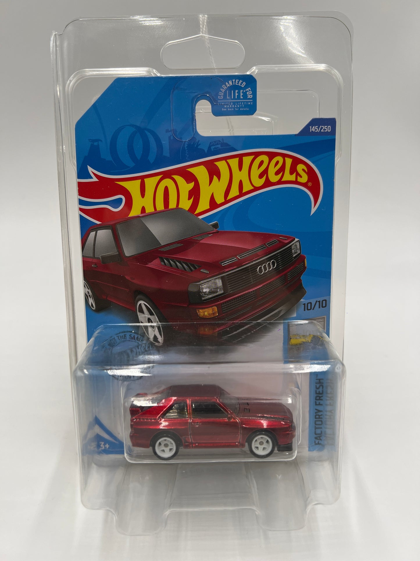 2020 Hot Wheels Super Treasure Hunt #145 84 Audi Sport Quattro Red W/Protector