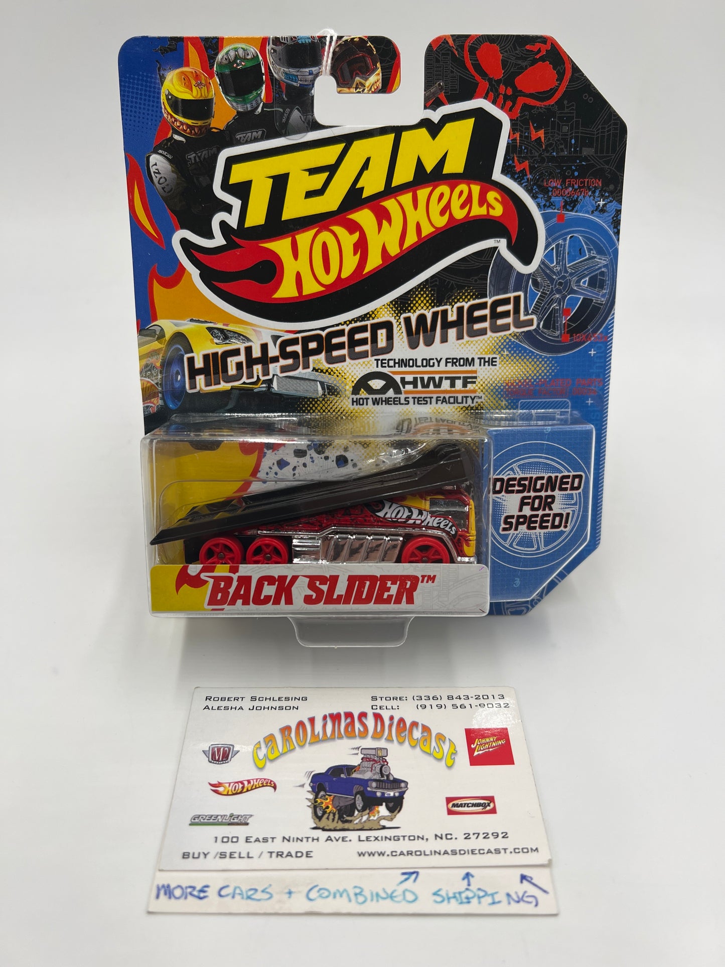 Hot Wheels Team Hot Wheels High-Speed Wheel Back Slider SR