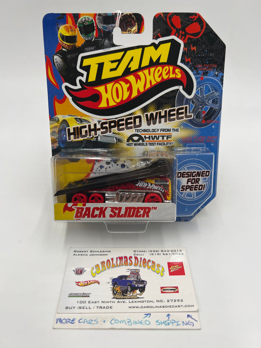 Hot Wheels Team Hot Wheels High-Speed Wheel Back Slider SR