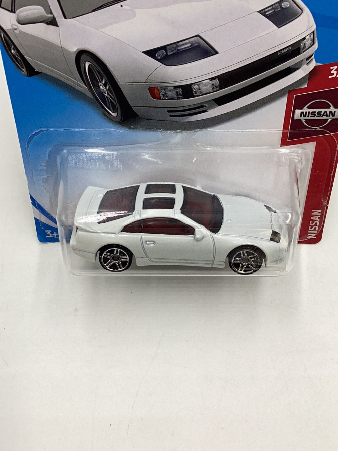 2019 Hot wheels #110 Nissan 300ZX Twin Turbo white bad card see last pic 81F