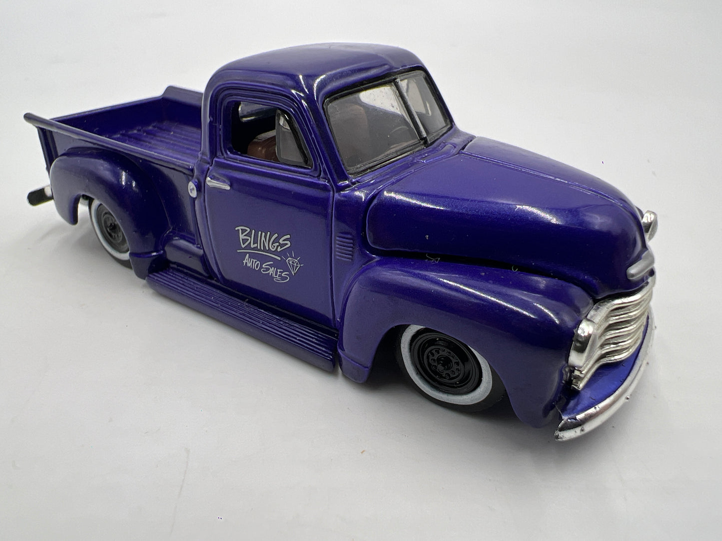 Muscle Machines West Coast Choppers 53 Chevy Pickup Purple Loose