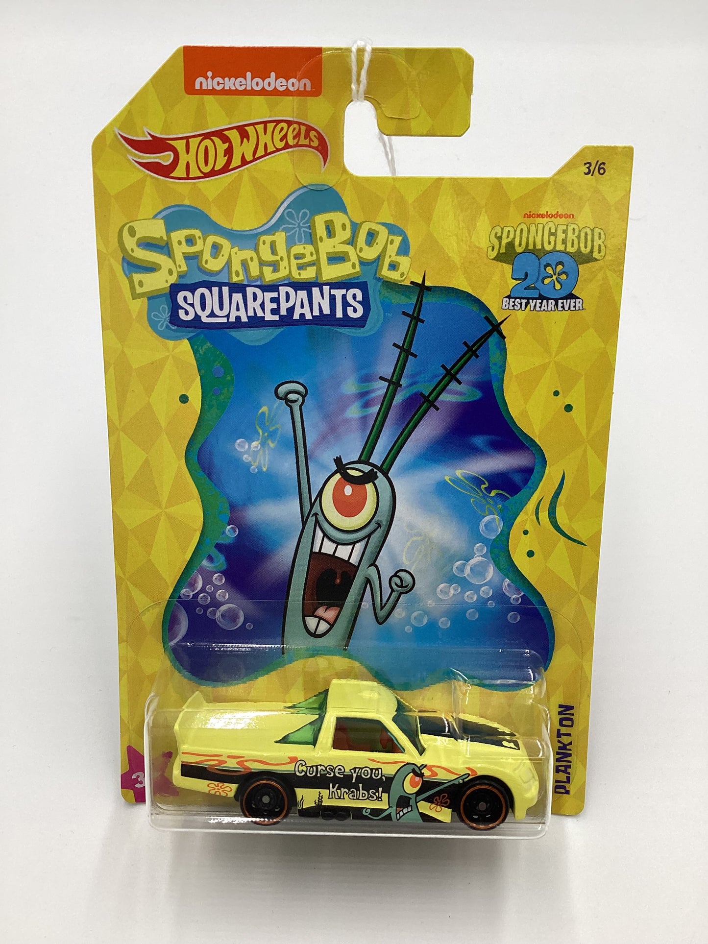 Hot Wheels Spongebob 20 Best Year Ever Set #3 Circle Tracker Yellow 161C