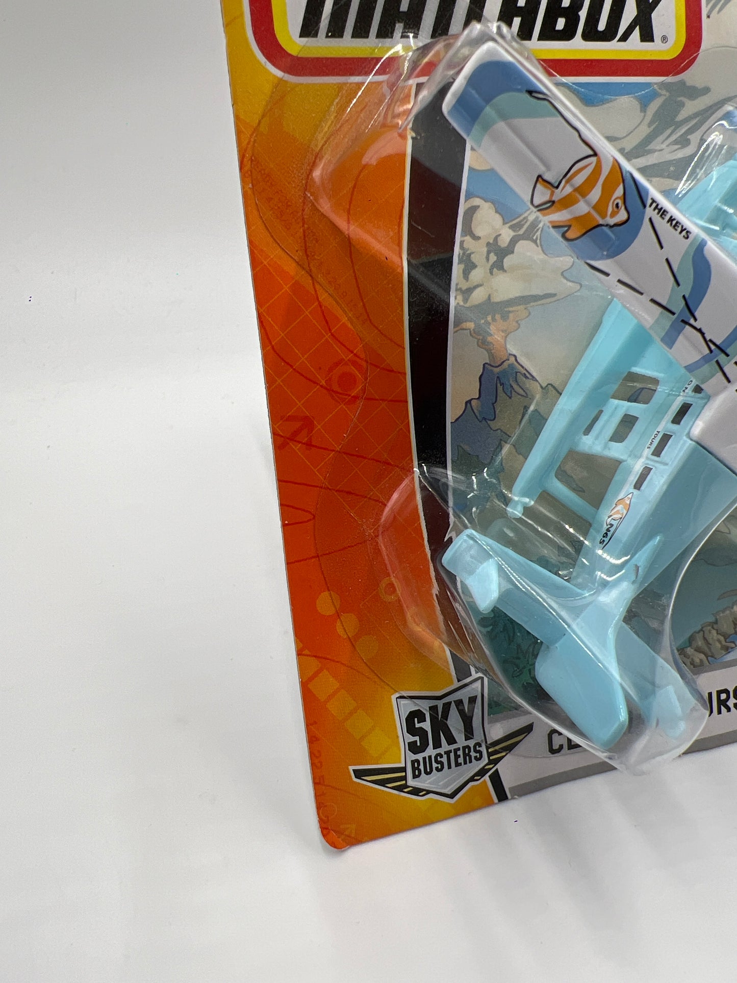 Matchbox Sky Busters MBX Metal #21 Cessna Caravan Aviation Tours Light Blue