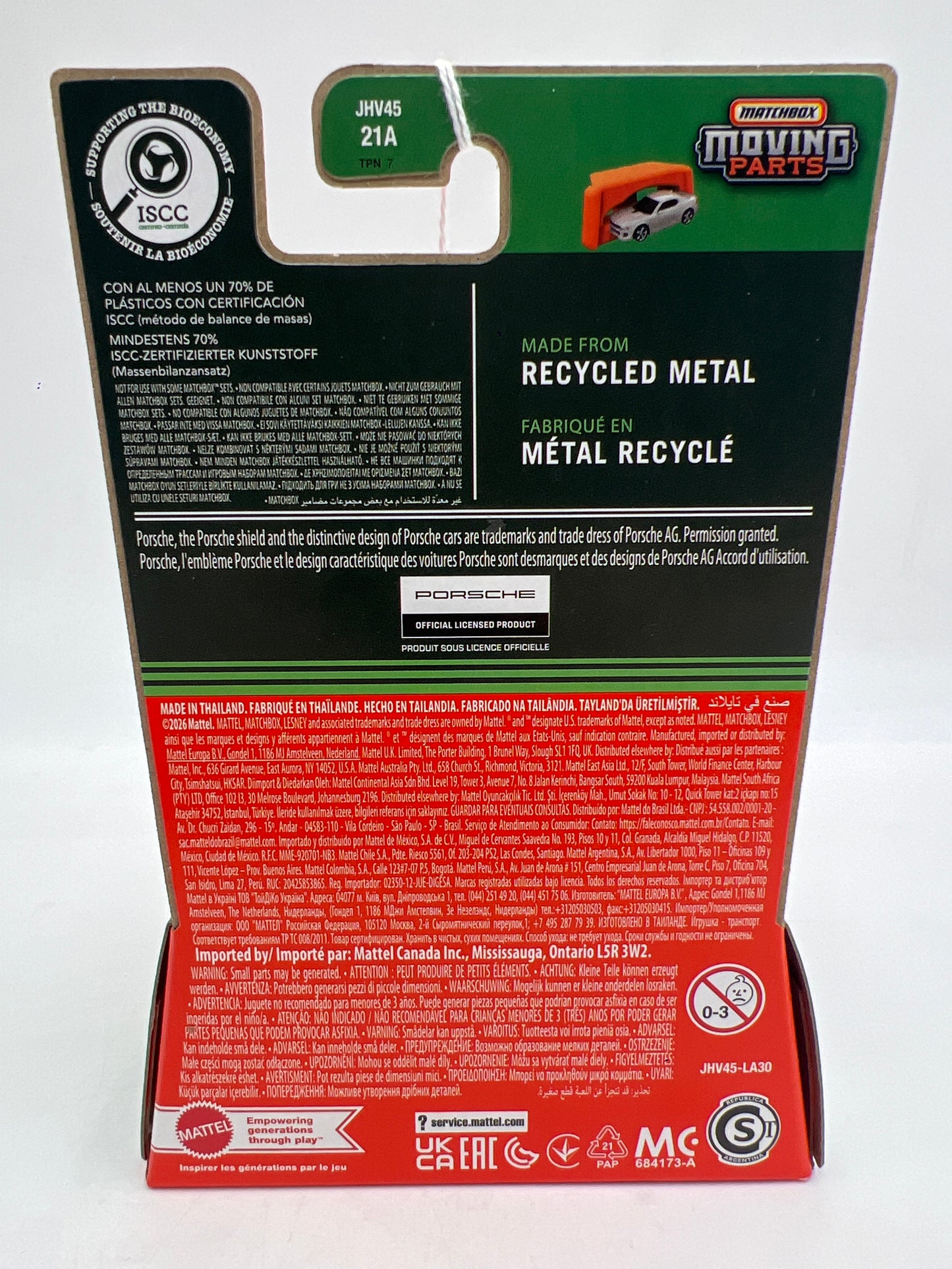 2026 Matchbox Moving Parts #38 Porsche Taycan GTS Sport Turismo Green