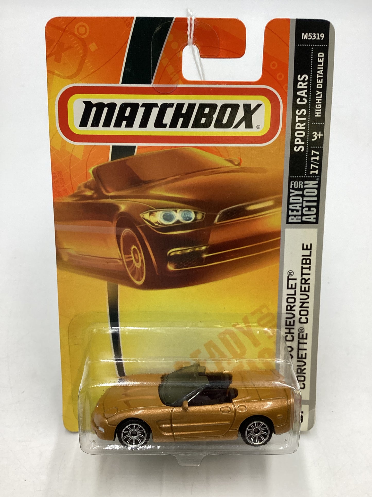 Matchbox #25 00 Chevrolet Corvette Convertible Brown 206D