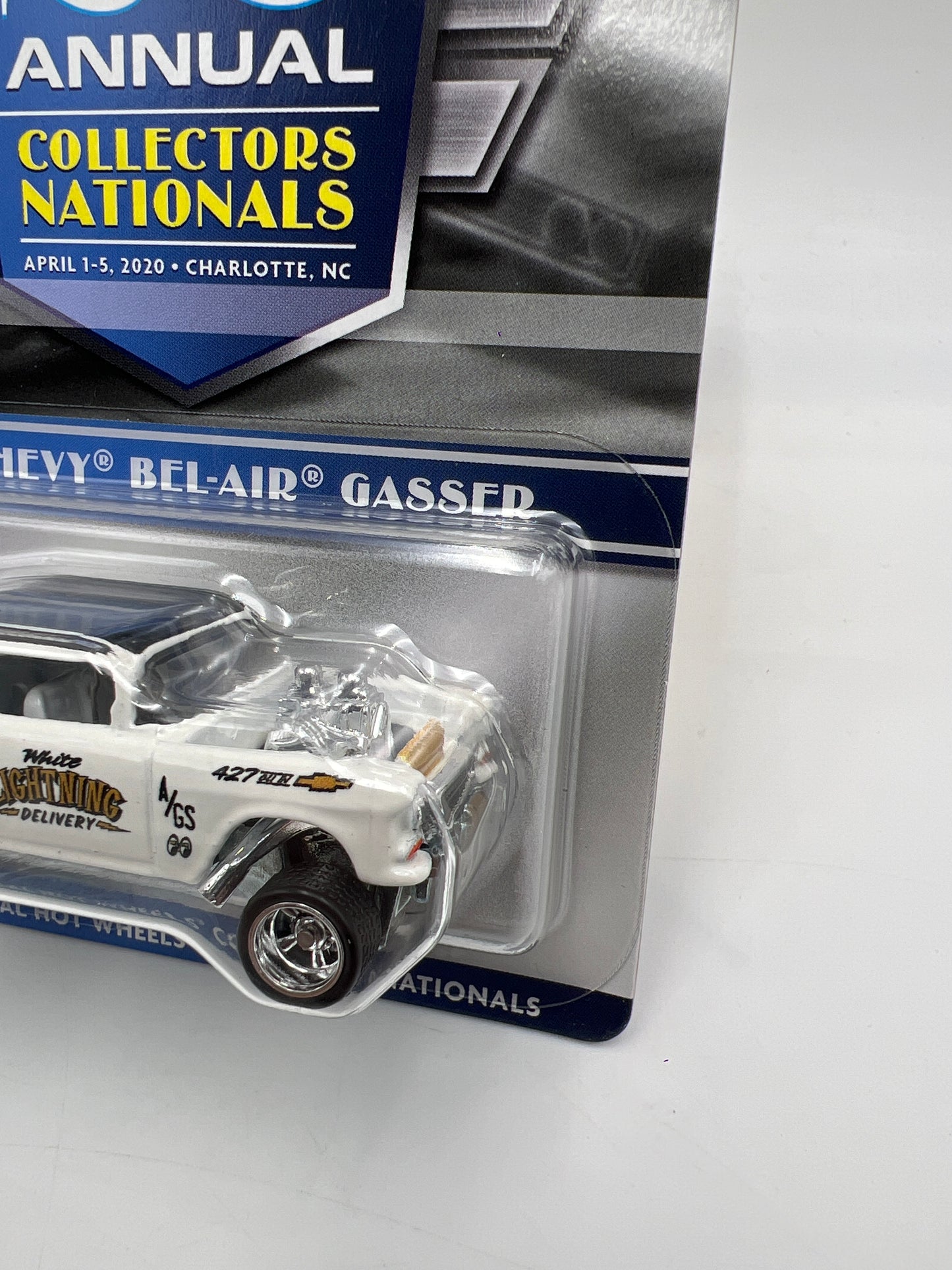 2020 Hot Wheels 20th Annual Collectors Nationals #523/9000 55 Chevy Bel Air Gasser W/Protector