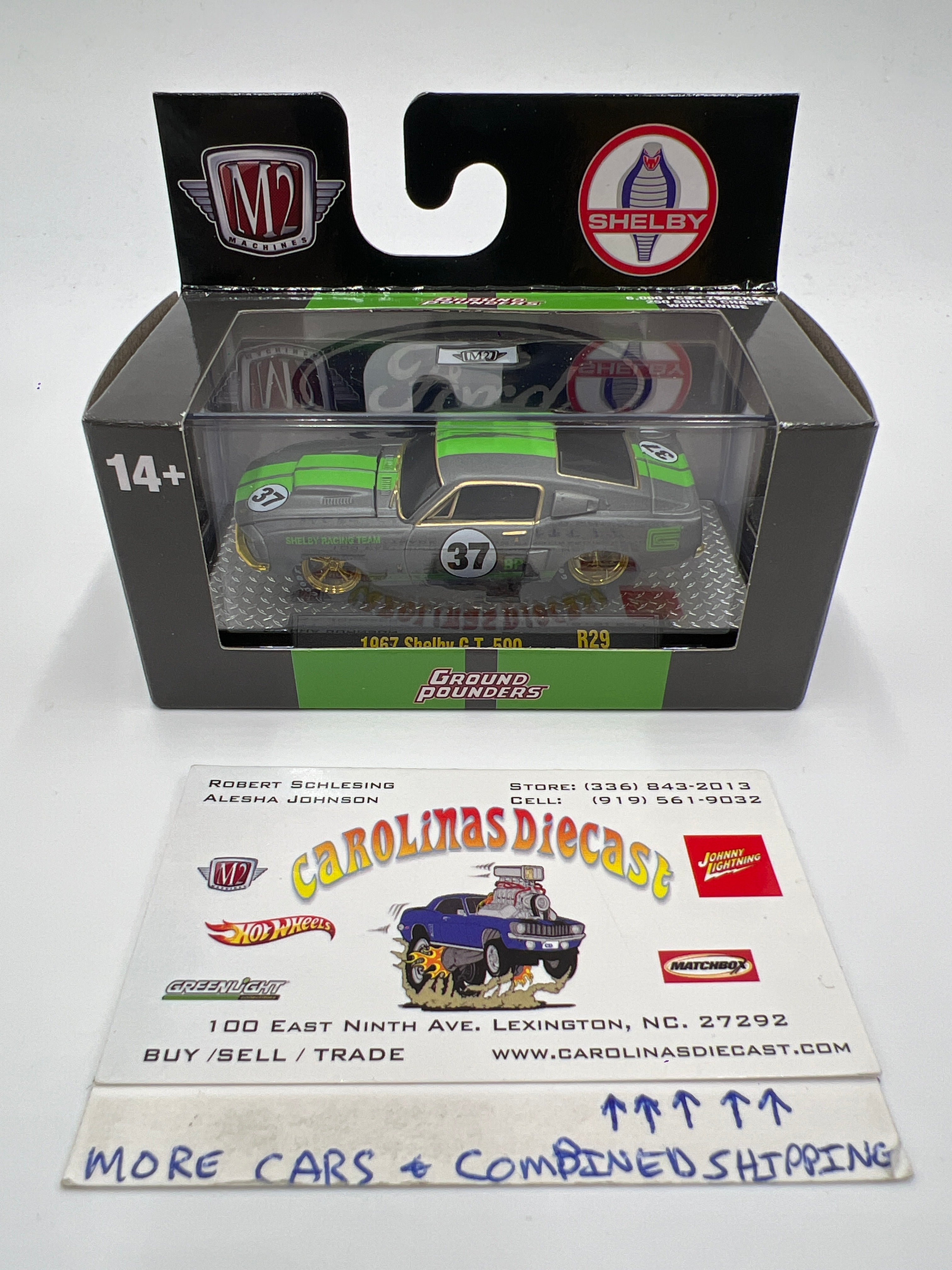 2025 M2 Machines Ground Pounders CHASE 1967 Shelby G.T. 500 Gray W